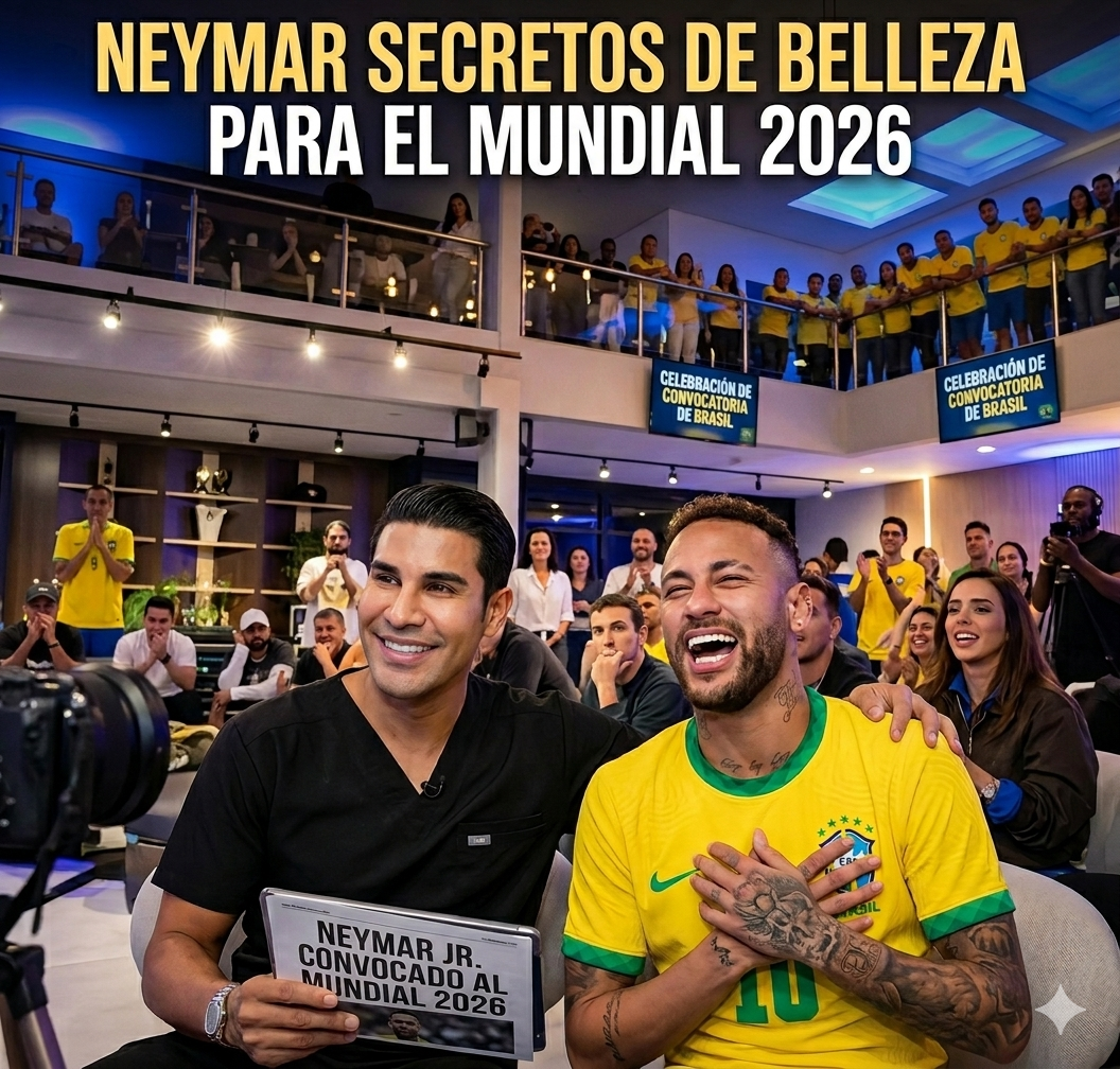 Neymar secretos de belleza para mundial 2026